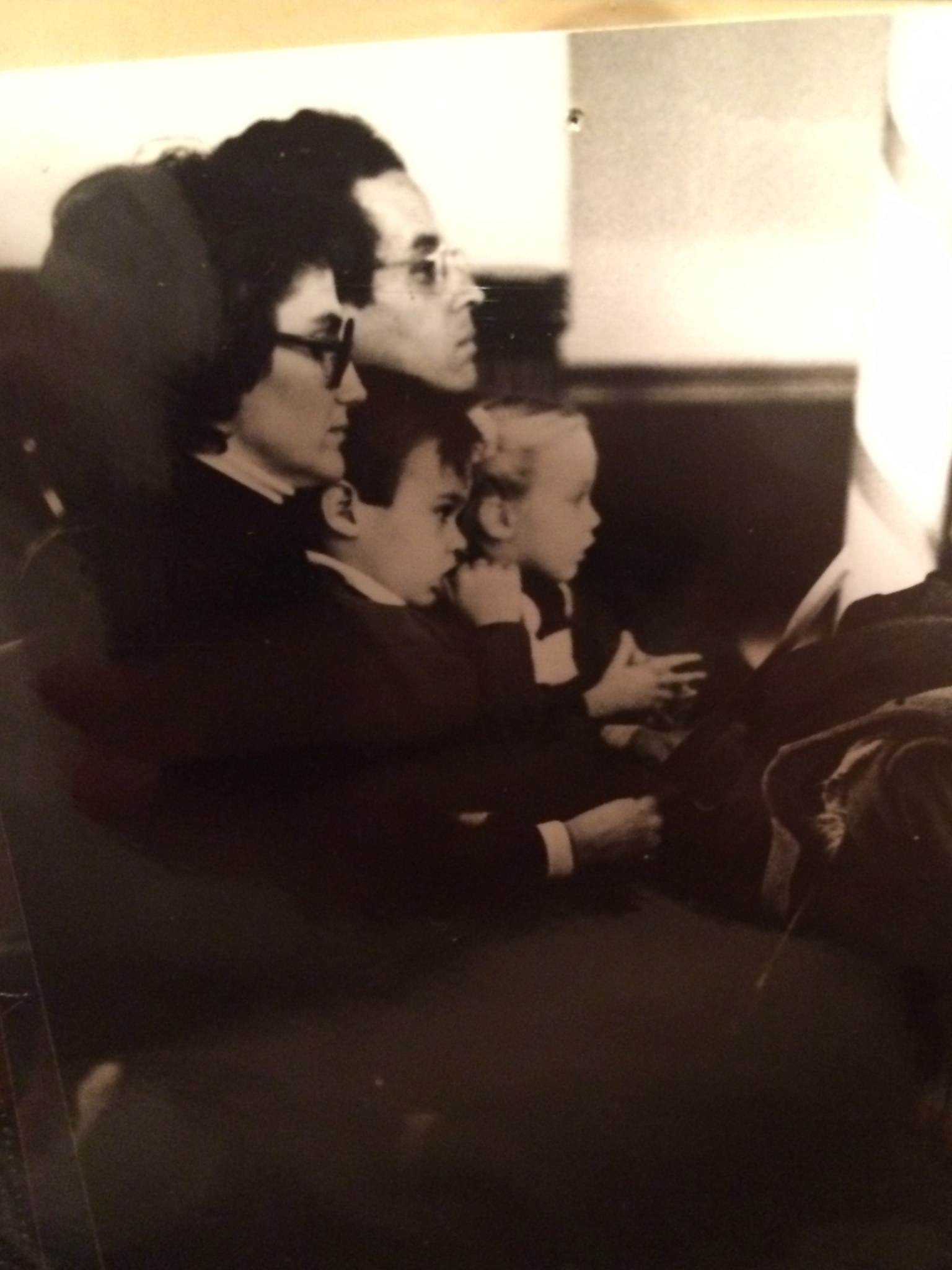 Isaiah and Helen Jackson with young Ben and Kate, London, c. 1983–85